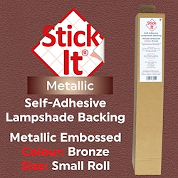 Embossed Bronze - Stick-It Lampshade Vinyl - 50cm x 146cm